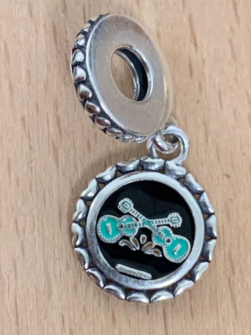 Pandora Disney Coco Two Sided Dangle Charm Pendant, S925 Silver Jewelry